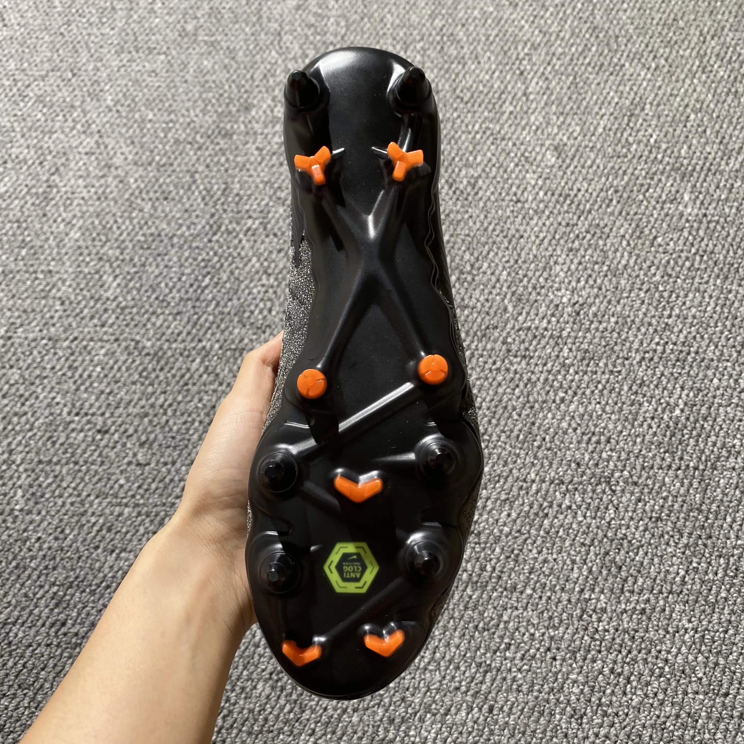 Nike Phantom GX Elite SG - Black/Dark Charcoal/Neon Orange