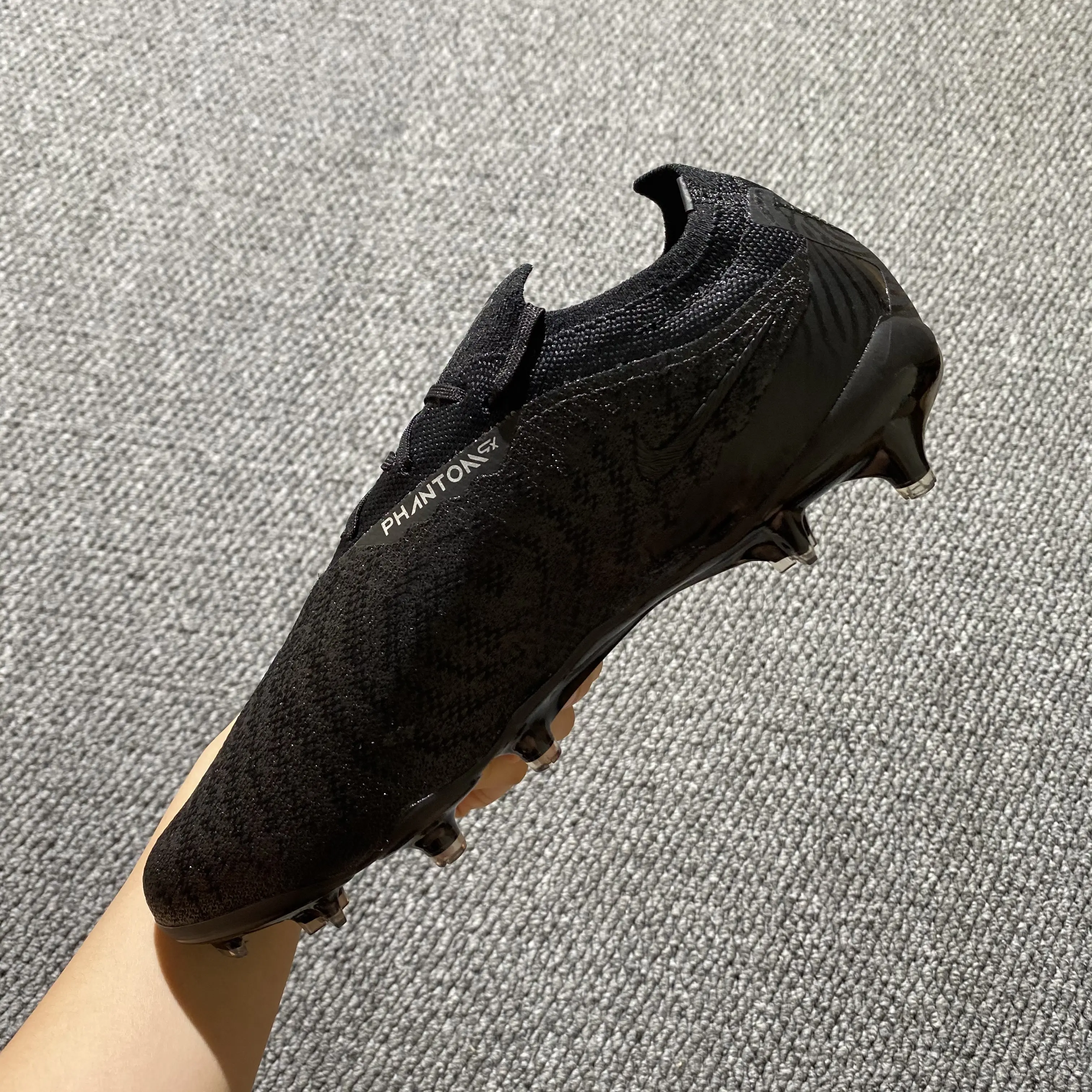 Nike Phantom GX Elite FG - Black/Obsidian Black/Graphite Black