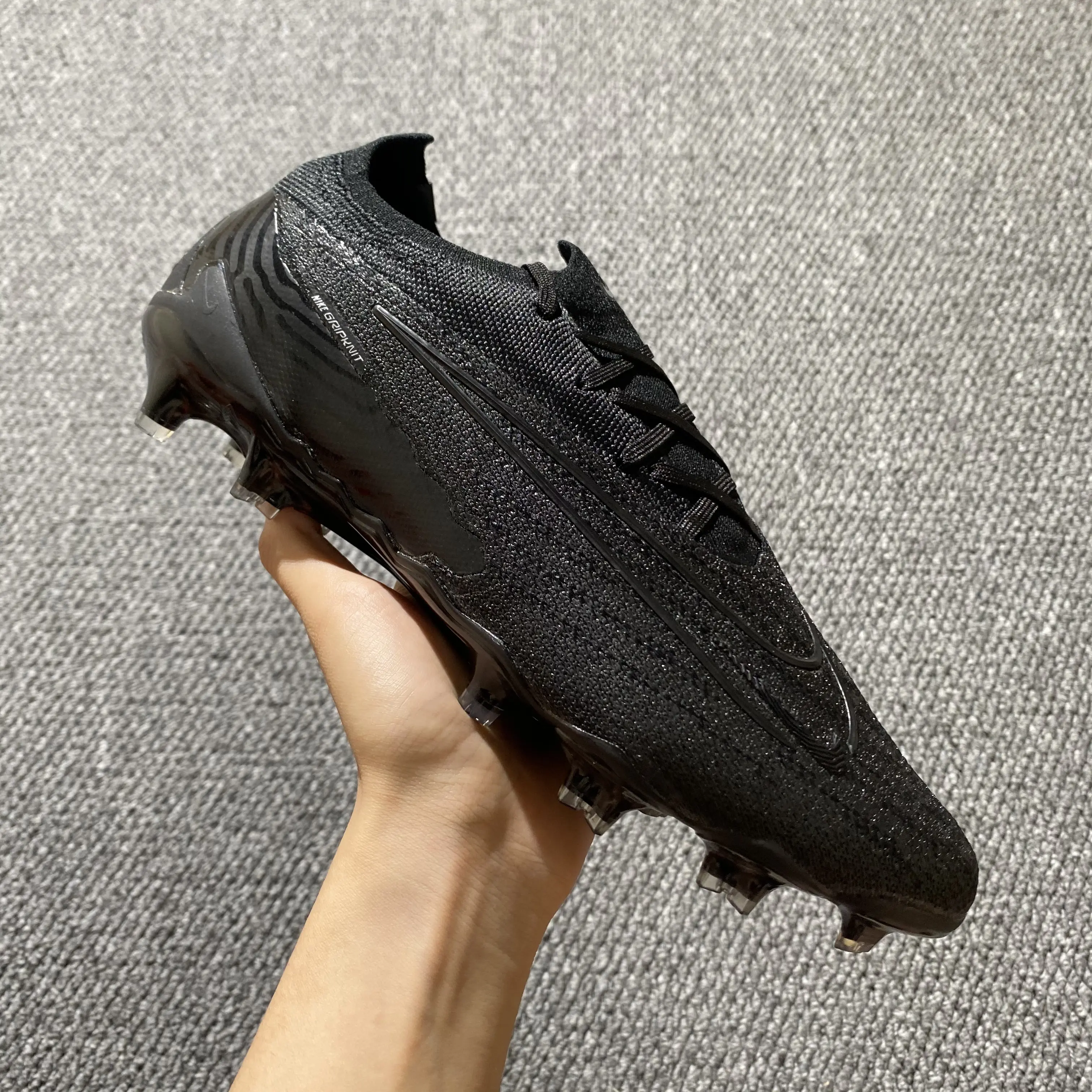 Nike Phantom GX Elite FG - Black/Obsidian Black/Graphite Black