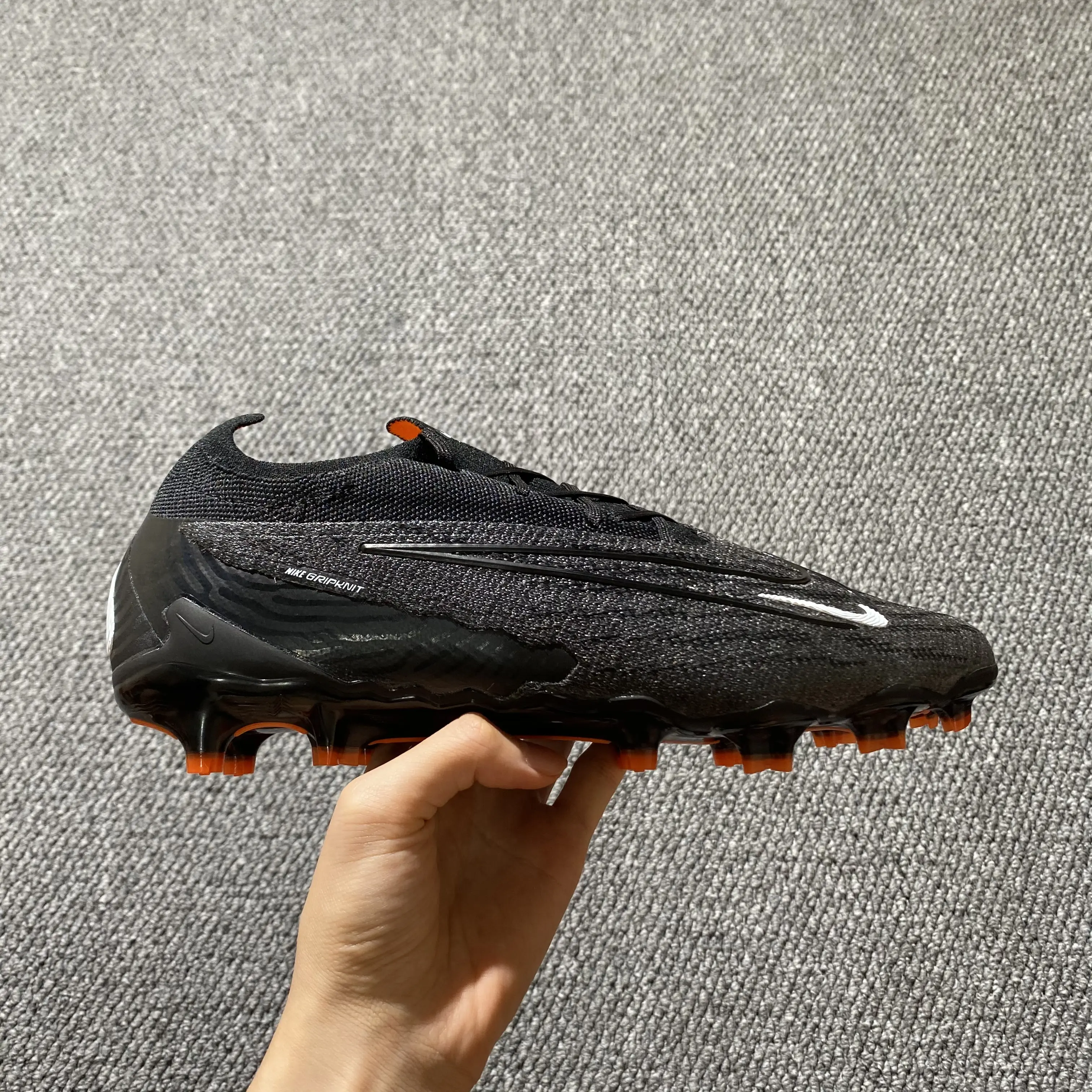 Nike Phantom GX Elite FG - Black/Electric Orange/Silver