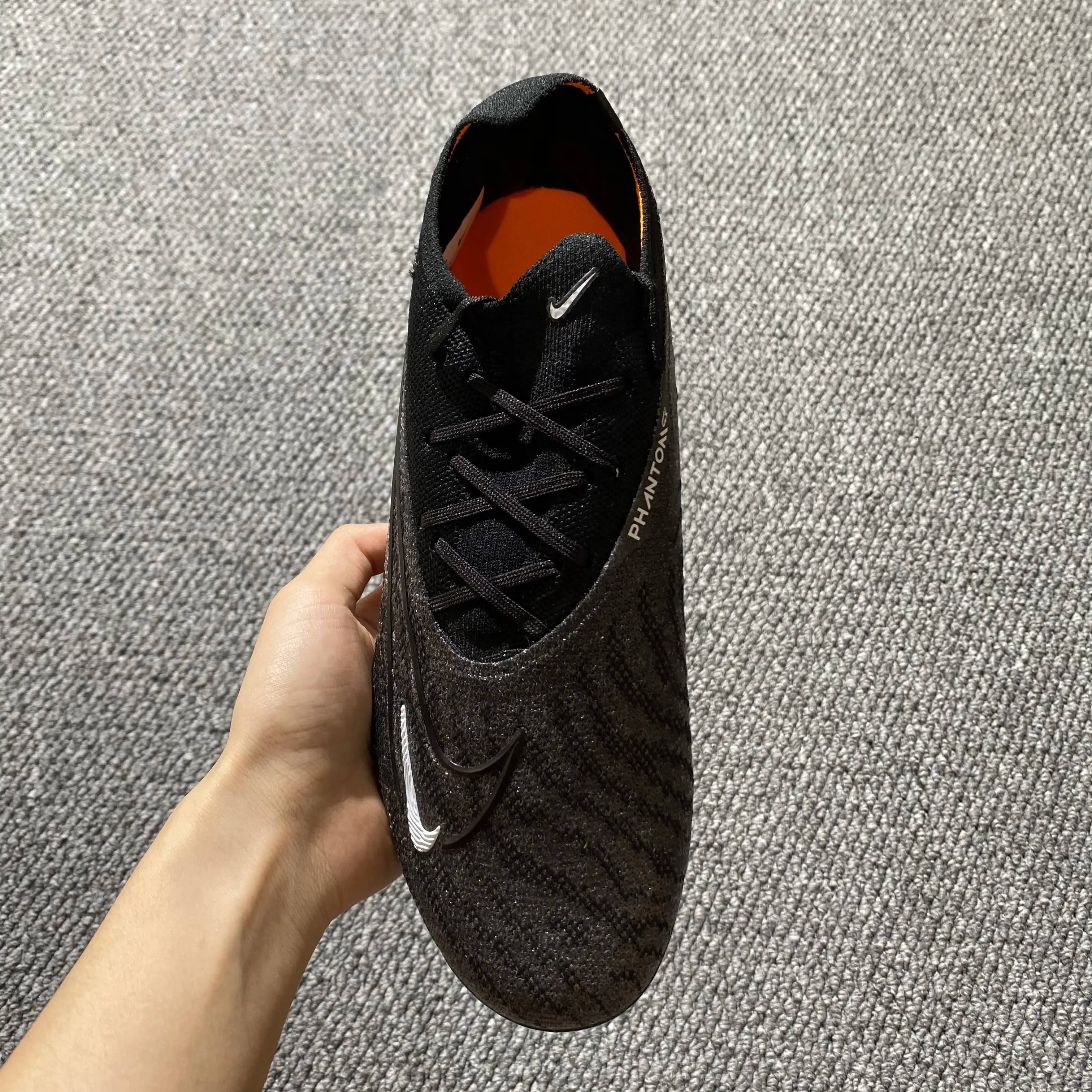 Nike Phantom GX Elite FG - Black/Electric Orange/Silver