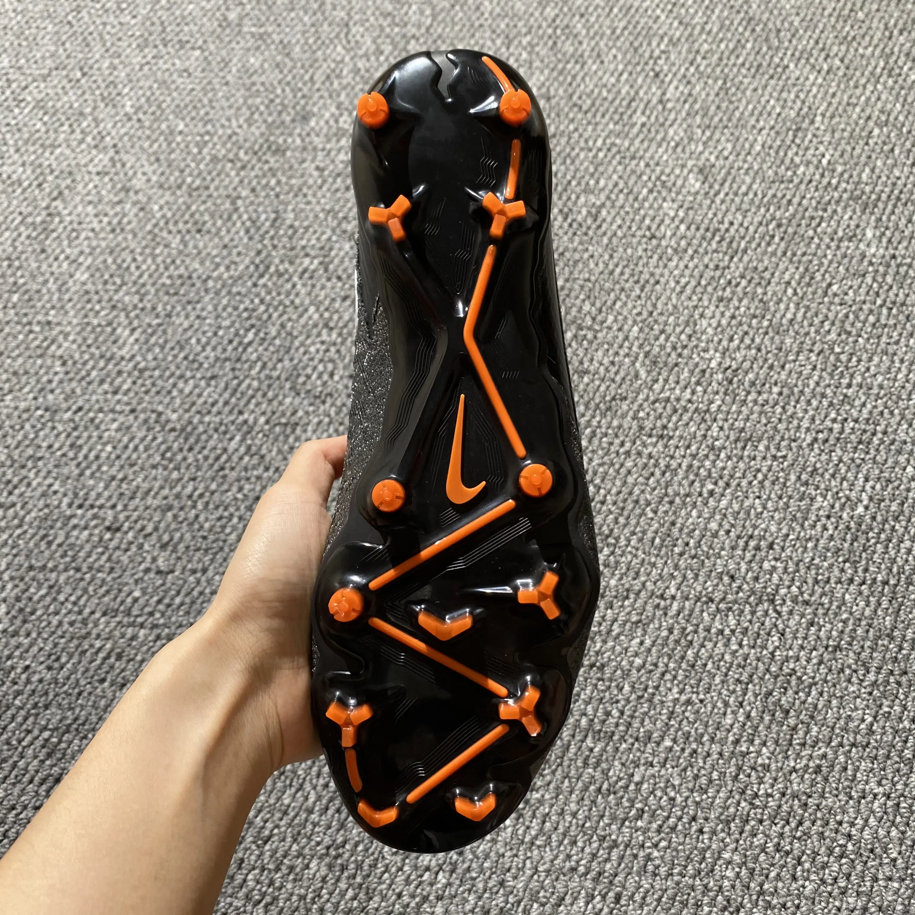 Nike Phantom GX Elite FG - Black/Electric Orange/Silver
