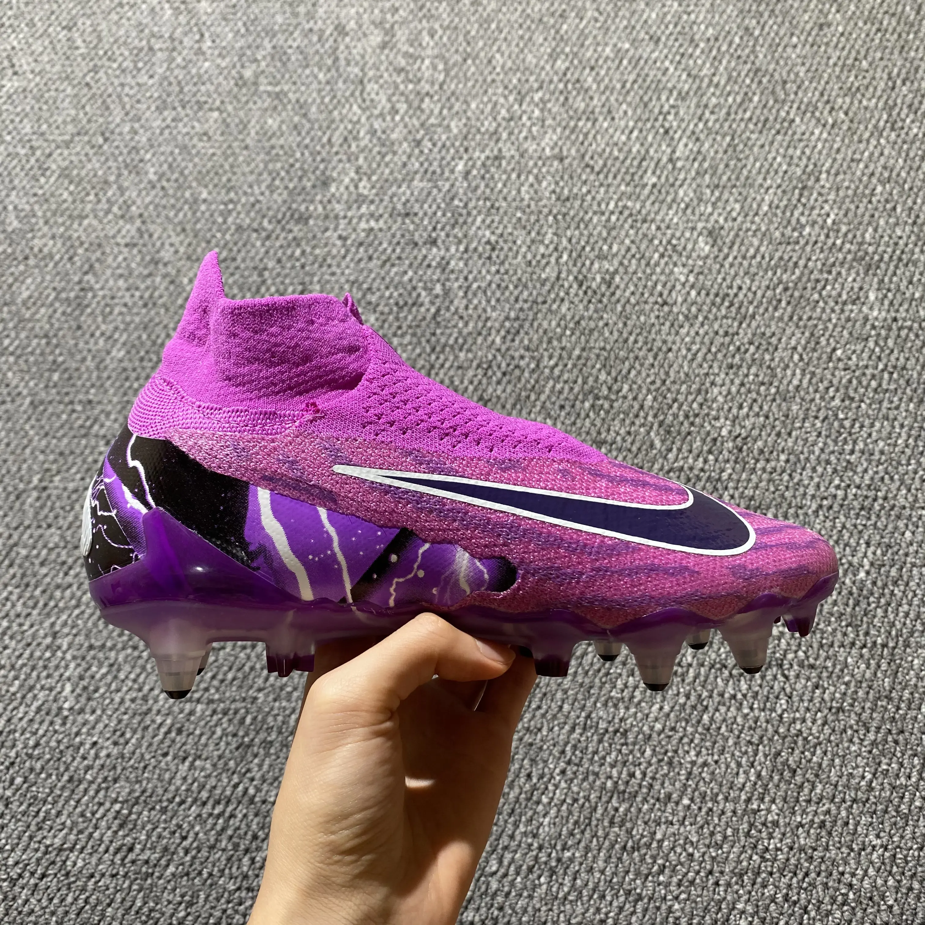 Nike Phantom GX Elite DF SG - Purple/Electric Violet/Thunder Purple