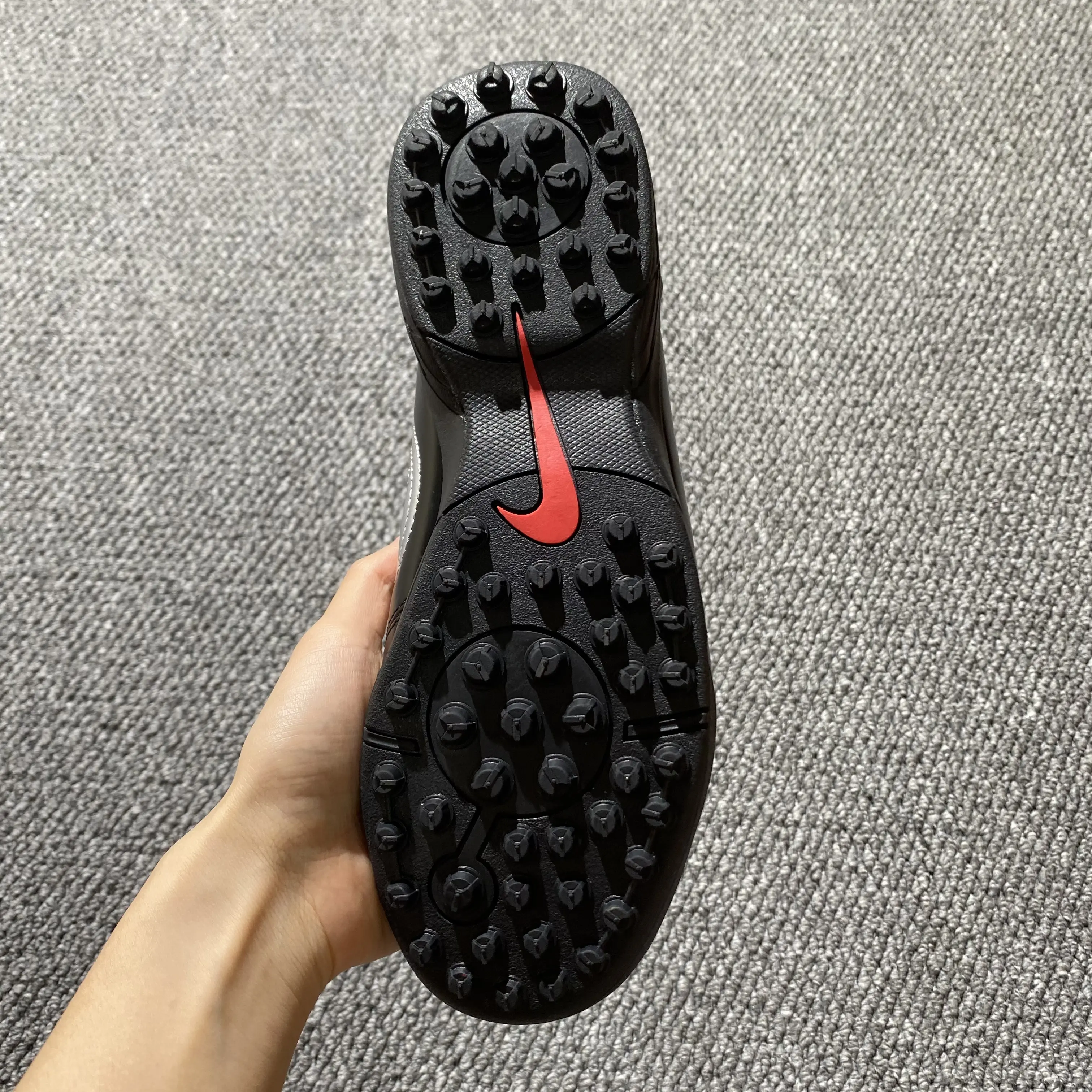 Nike Total 90 III TF - Black/Midnight Black/Red Hot