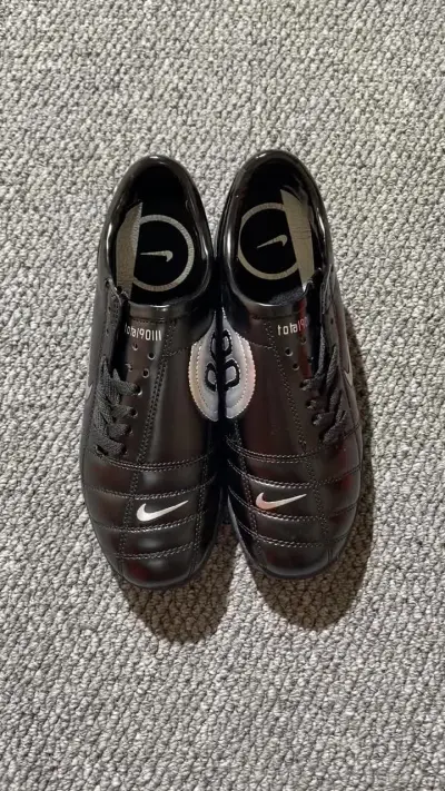 Nike Total 90 III TF - Black/Midnight Black/Red Hot
