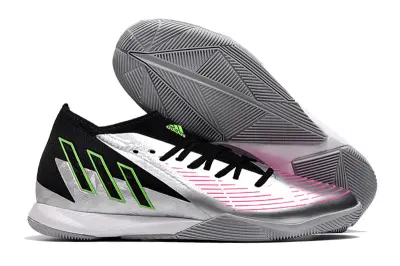 Adidas Predator Edge.3 IC - Silver/Electric Green/Black