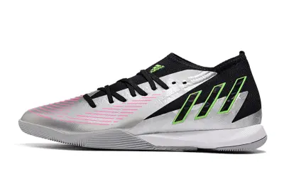 Adidas Predator Edge.3 IC - Silver/Electric Green/Black