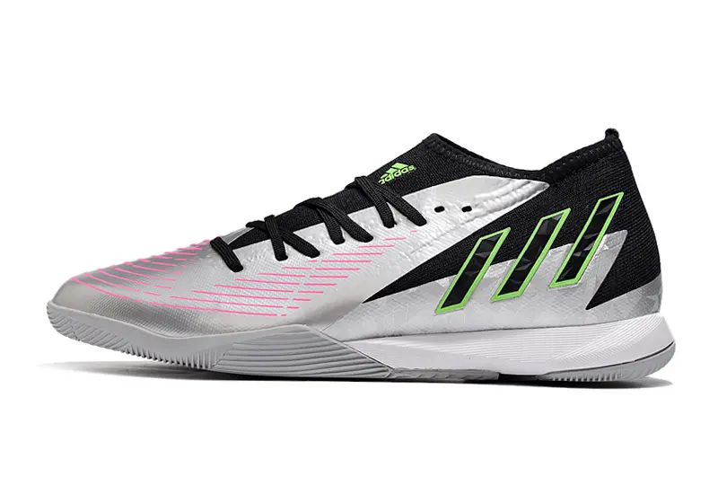 Adidas Predator Edge.3 IC - Silver/Electric Green/Black