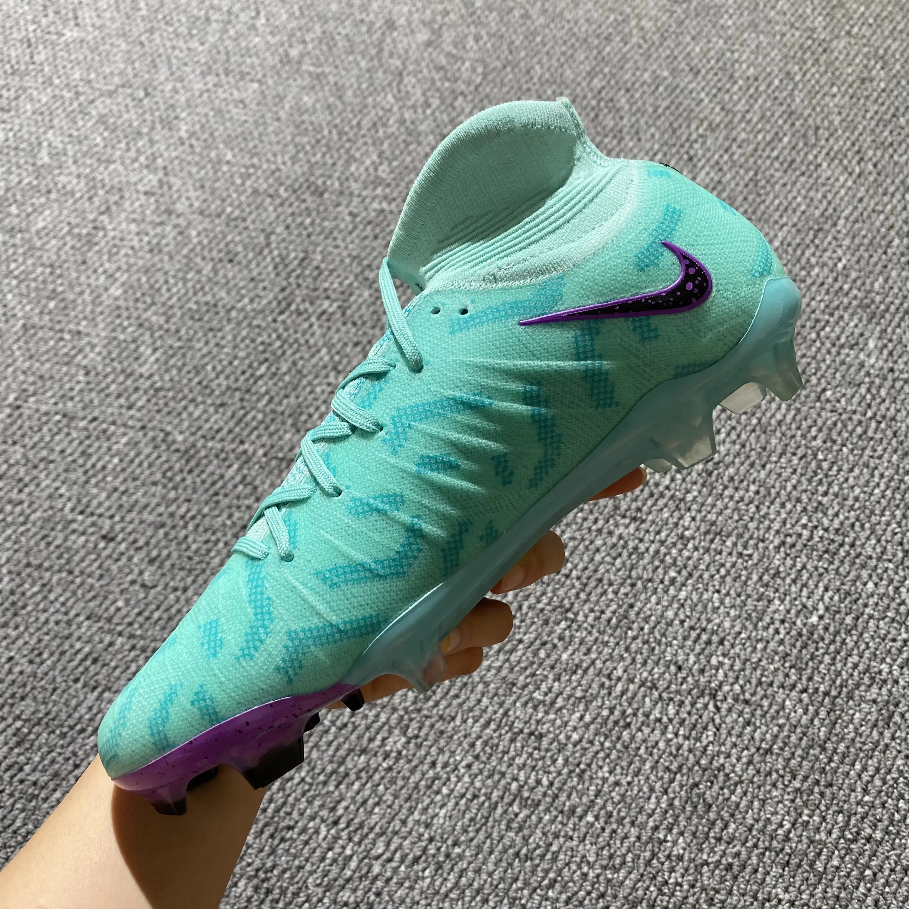 Nike Phantom Luna Elite DF FG - Aqua/Electric Blue/Lavender Purple