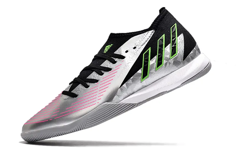 Adidas Predator Edge.3 IC - Silver/Electric Green/Black
