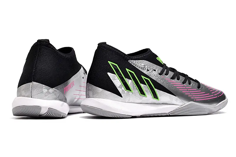 Adidas Predator Edge.3 IC - Silver/Electric Green/Black