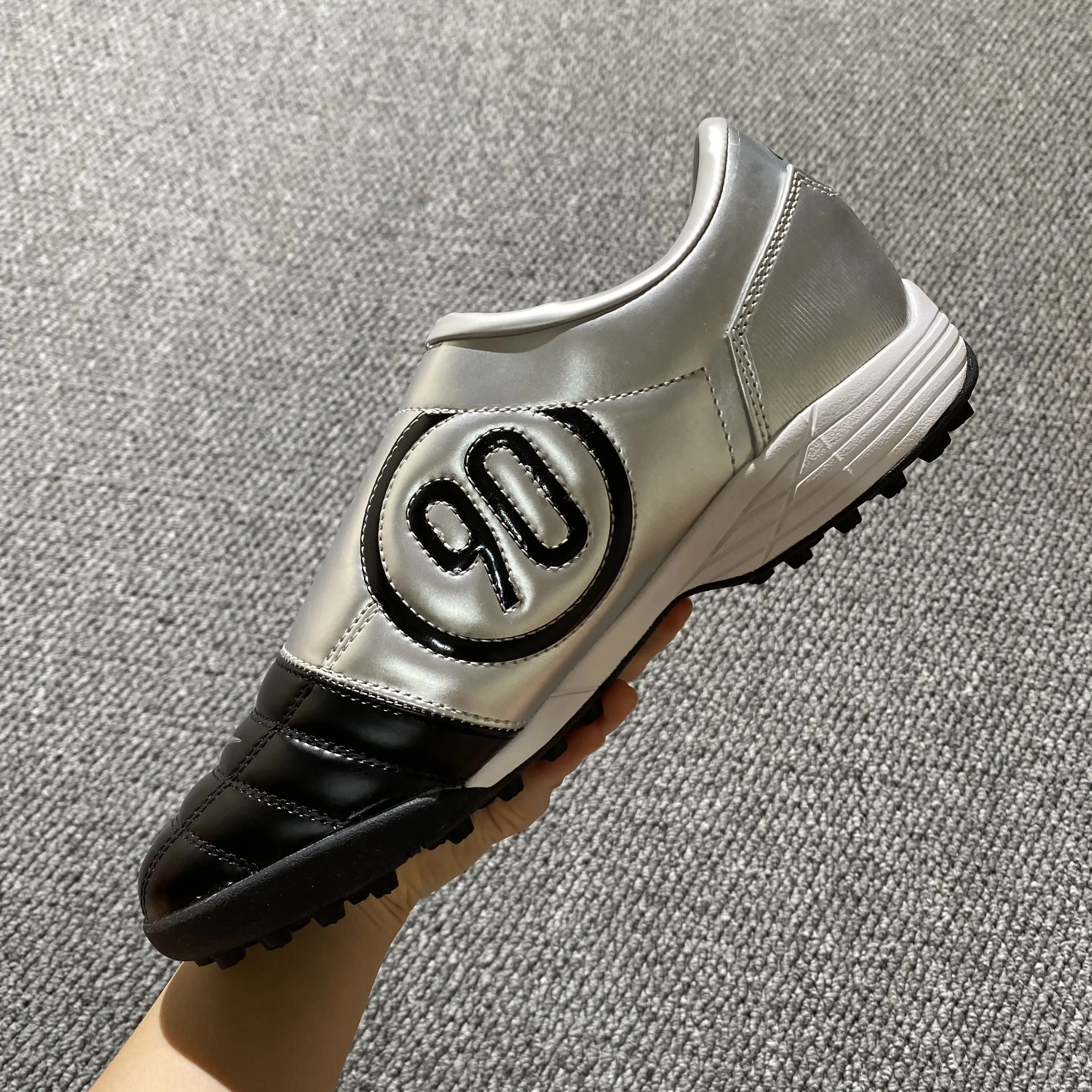 Nike Total 90 III TF - Black/Sleek Black/Red Accent