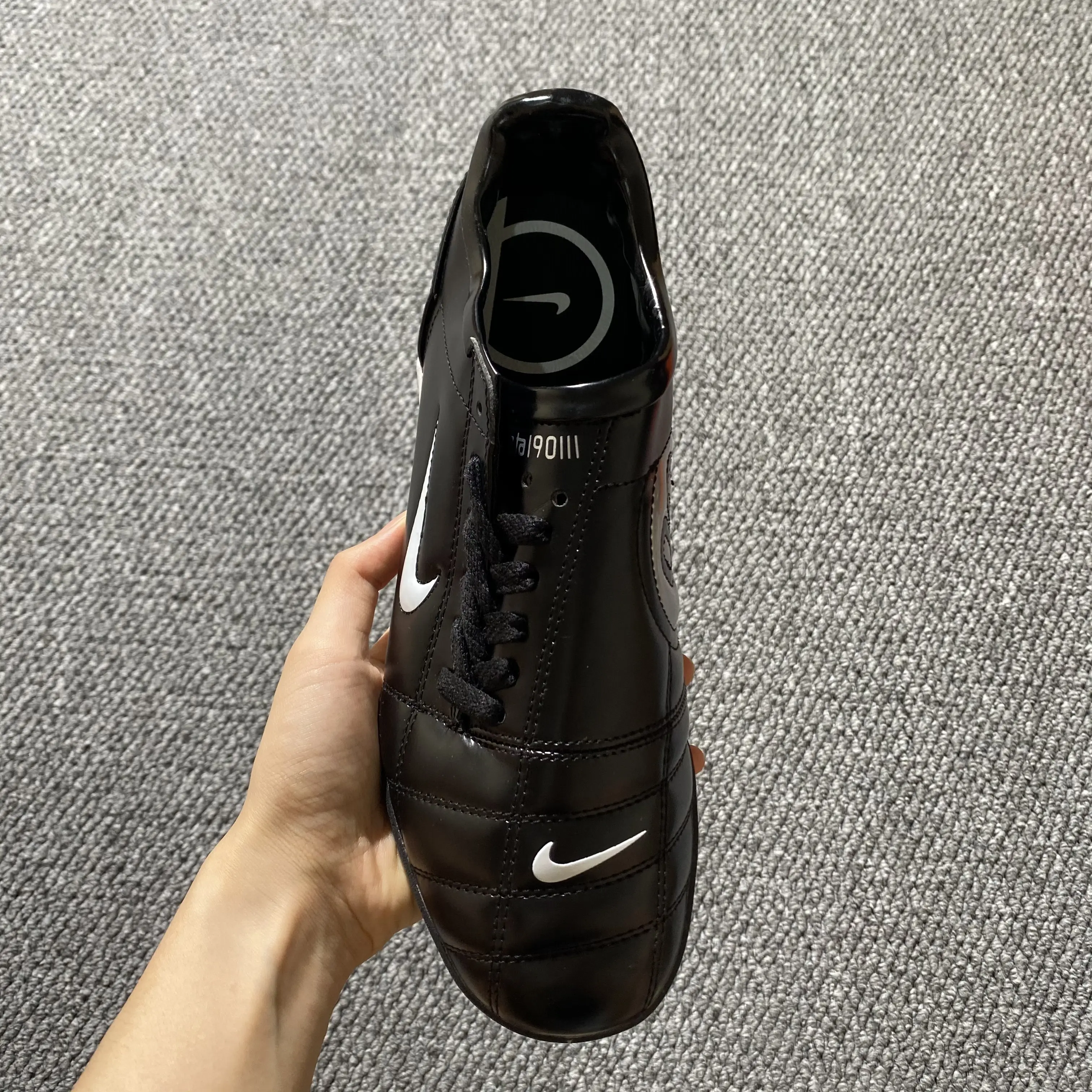 Nike Total 90 III TF - Black/Midnight Black/Classic White