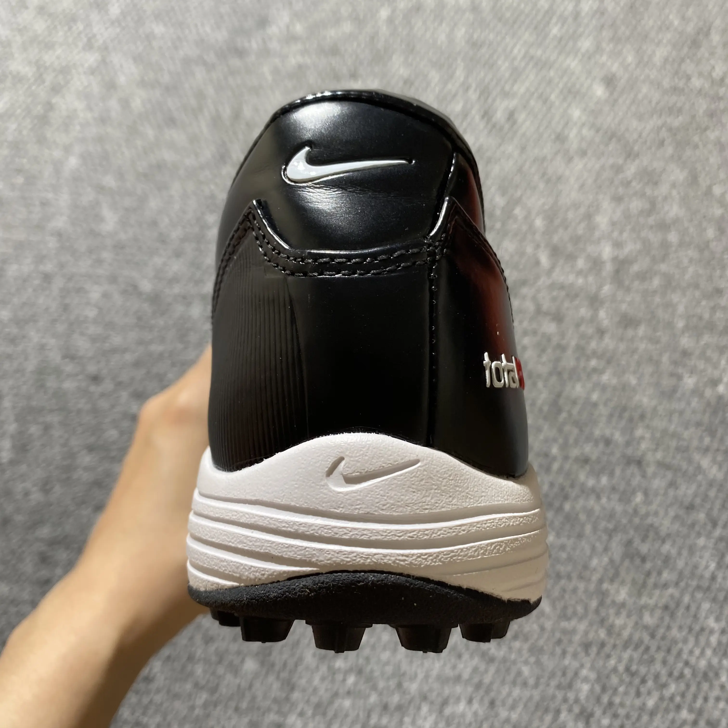 Nike Total 90 III TF - Black/Midnight Black/Classic White
