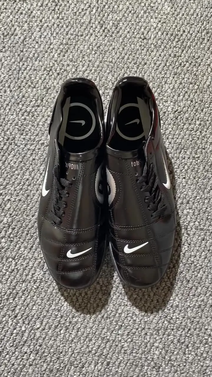 Nike Total 90 III TF - Black/Midnight Black/Classic White
