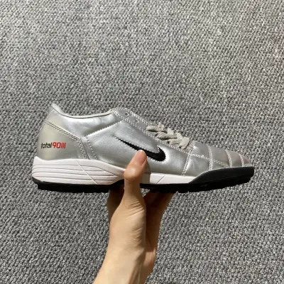 Nike Total 90 III TF - Silver/Metallic Silver/Black