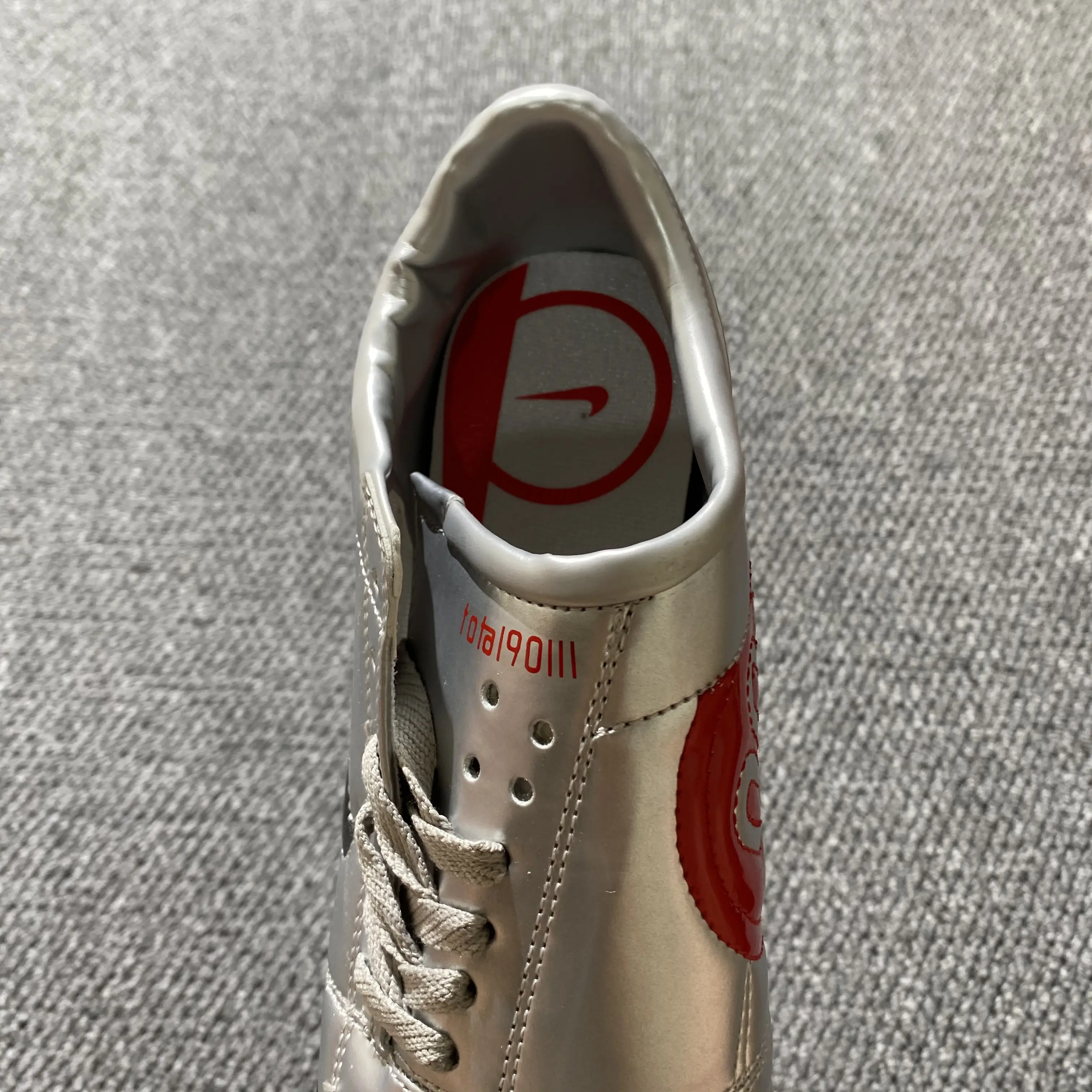 Nike Total 90 III TF - Silver/Metallic Silver/Black