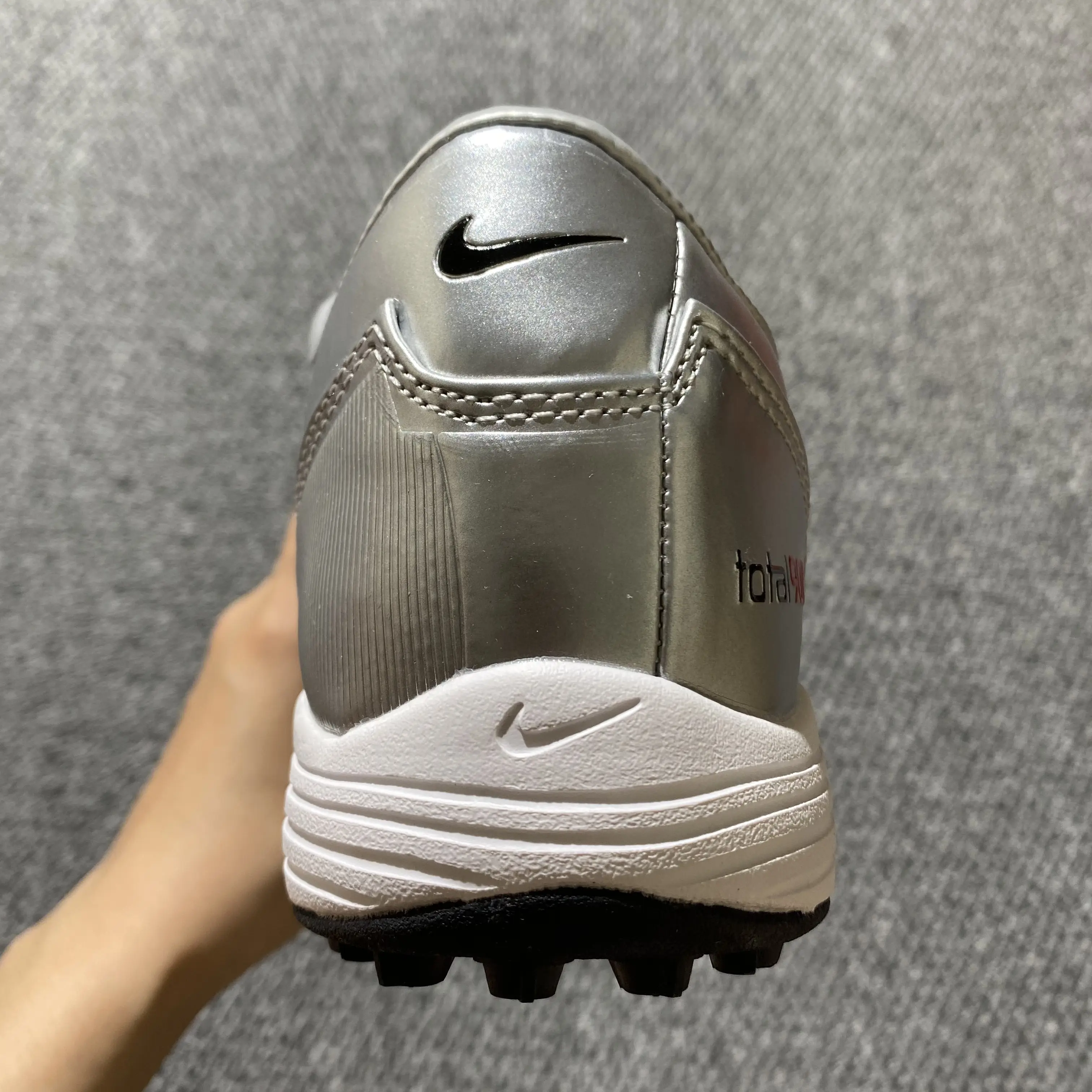 Nike Total 90 III TF - Silver/Metallic Silver/Black