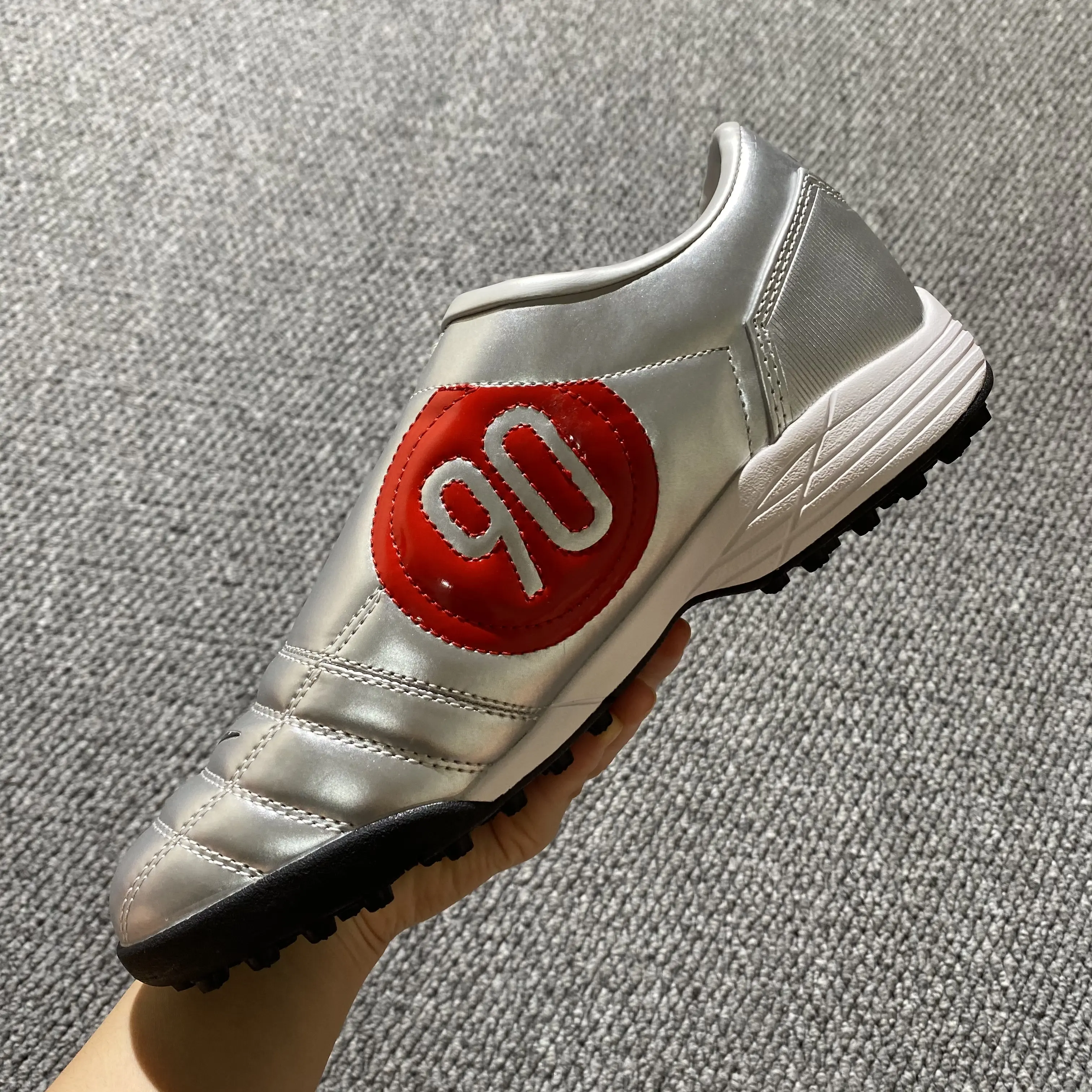 Nike Total 90 III TF - Silver/Metallic Silver/Black