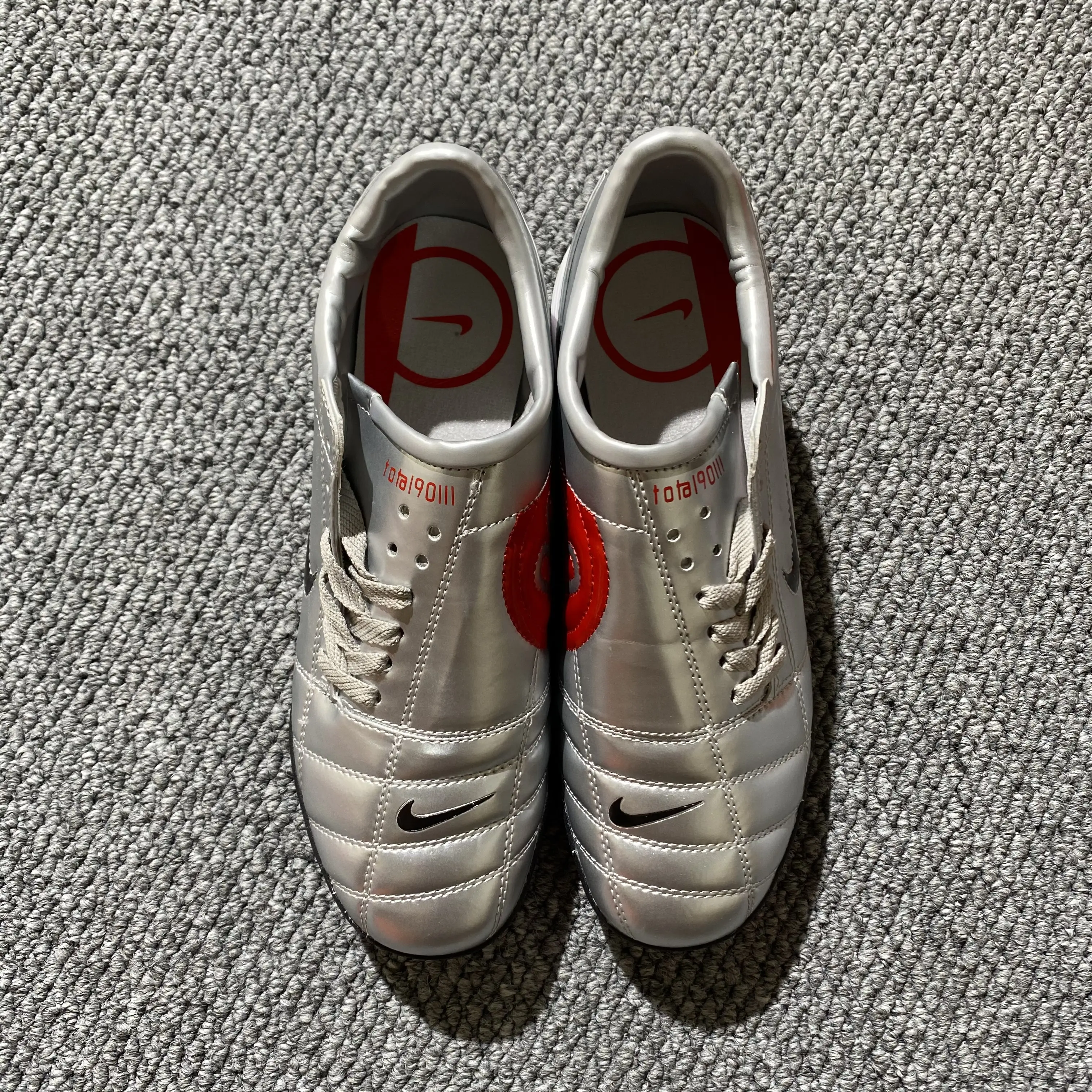 Nike Total 90 III TF - Silver/Metallic Silver/Black