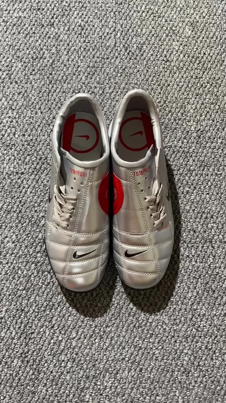 Nike Total 90 III TF - Silver/Metallic Silver/Black