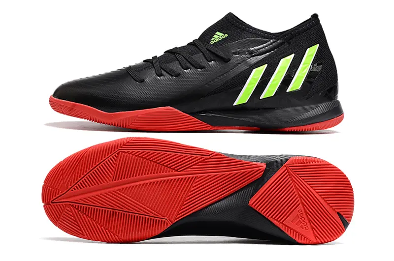Adidas Predator Edge.3 IC - Black/Vibrant Green/Fiery Red