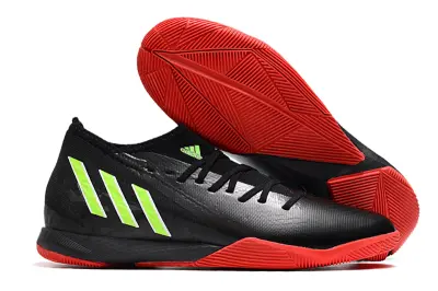 Adidas Predator Edge.3 IC - Black/Vibrant Green/Fiery Red
