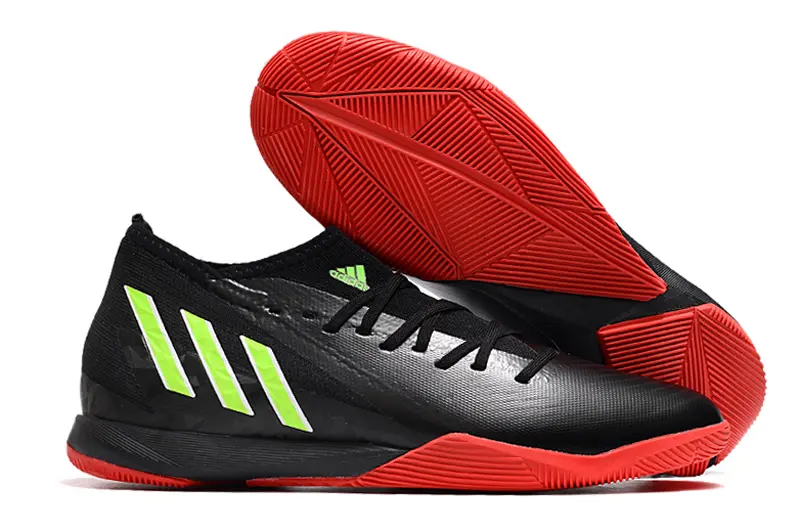 Adidas Predator Edge.3 IC - Black/Vibrant Green/Fiery Red