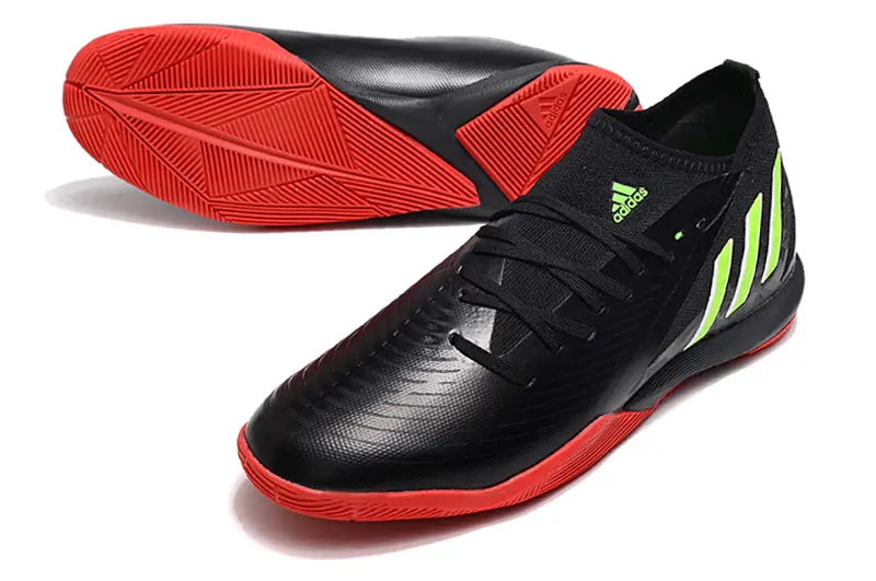Adidas Predator Edge.3 IC - Black/Vibrant Green/Fiery Red