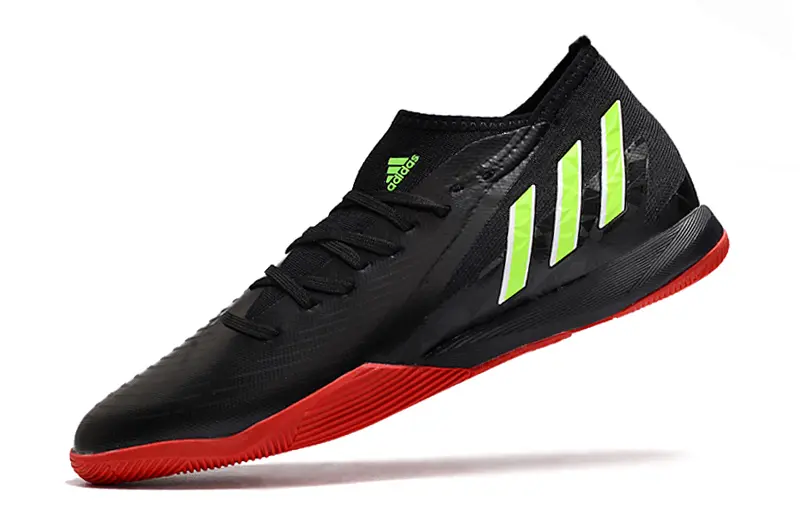 Adidas Predator Edge.3 IC - Black/Vibrant Green/Fiery Red