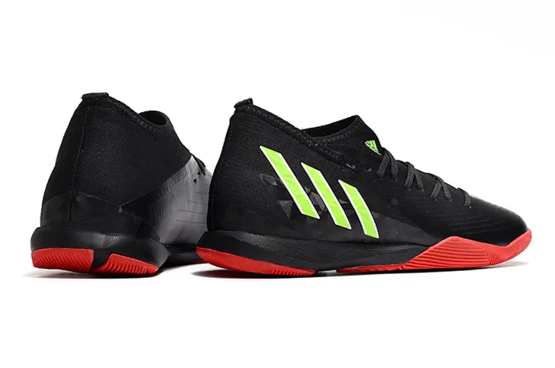 Adidas Predator Edge.3 IC - Black/Vibrant Green/Fiery Red