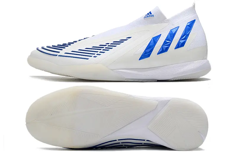 Adidas Predator Edge+ Laceless IC - Blue/Electric Blue/White