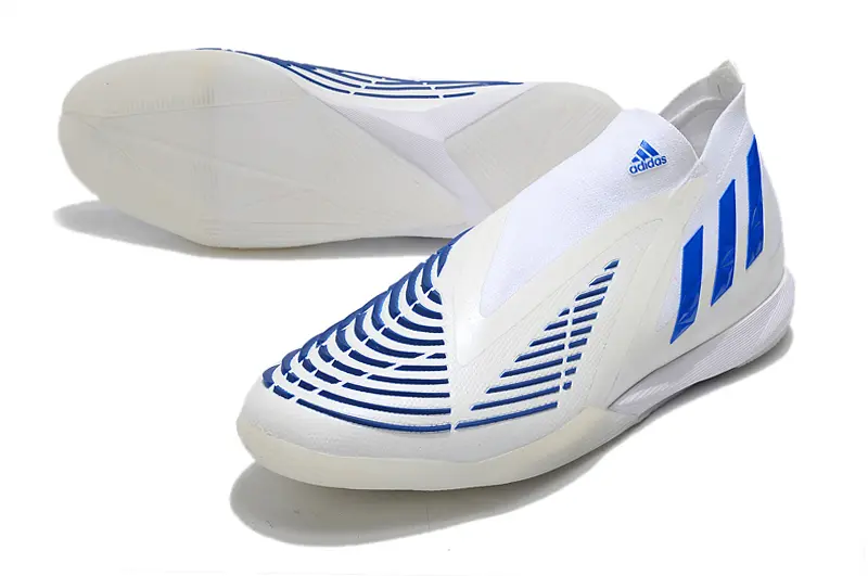 Adidas Predator Edge+ Laceless IC - Blue/Electric Blue/White