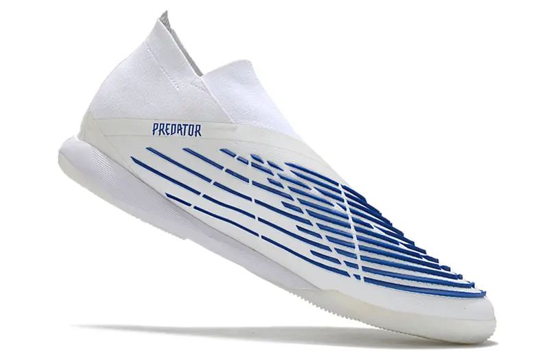 Adidas Predator Edge+ Laceless IC - Blue/Electric Blue/White