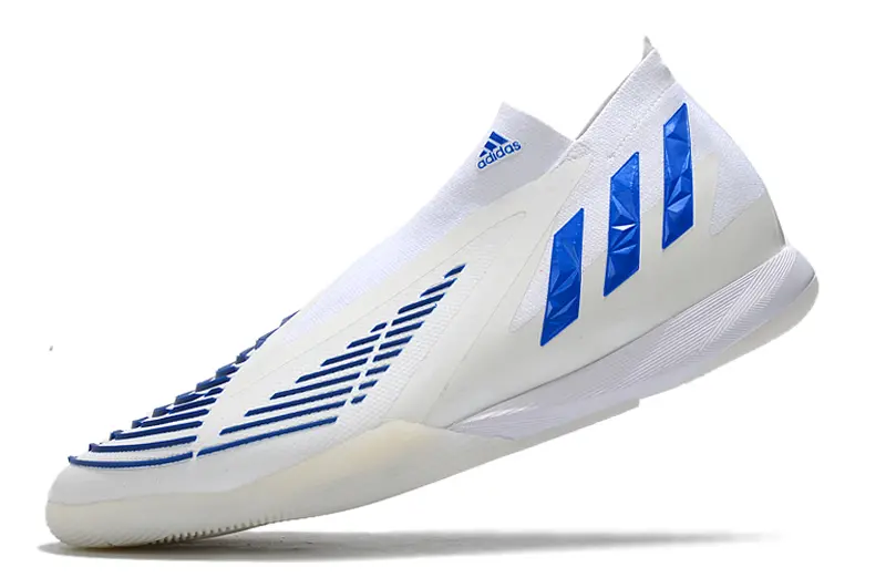 Adidas Predator Edge+ Laceless IC - Blue/Electric Blue/White