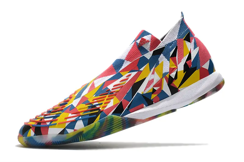 Adidas Predator Edge+ Laceless IC - Red/Vibrant Yellow/Cool Blue