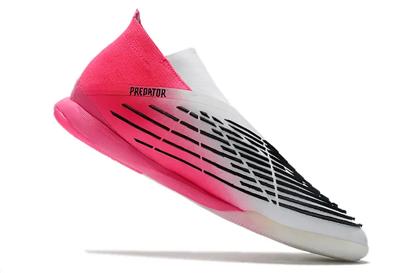 Adidas Predator Edge+ Laceless IC - Pink/Vibrant Pink/Classic White