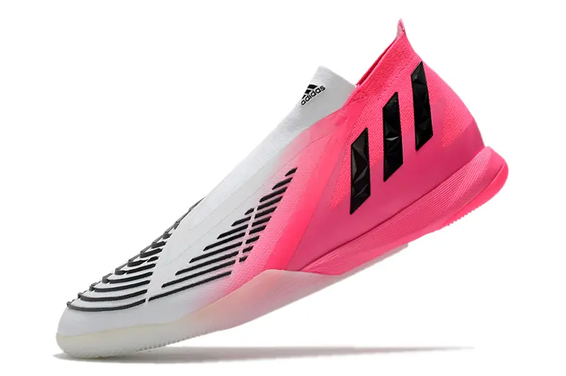 Adidas Predator Edge+ Laceless IC - Pink/Vibrant Pink/Classic White