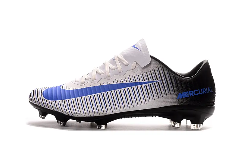 Nike Mercurial Vapor 11 FG - White/Blue Velocity/Black Phantom