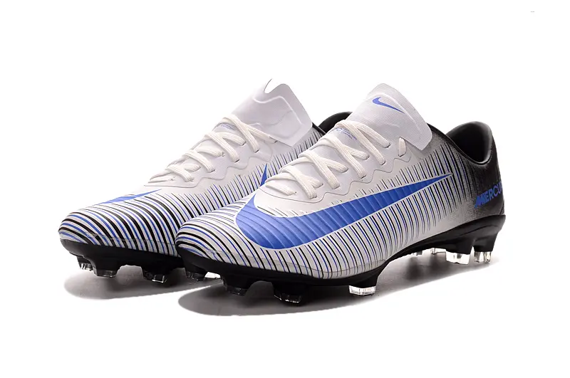 Nike Mercurial Vapor 11 FG - White/Blue Velocity/Black Phantom