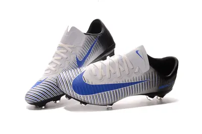 Nike Mercurial Vapor 11 FG - White/Blue Velocity/Black Phantom