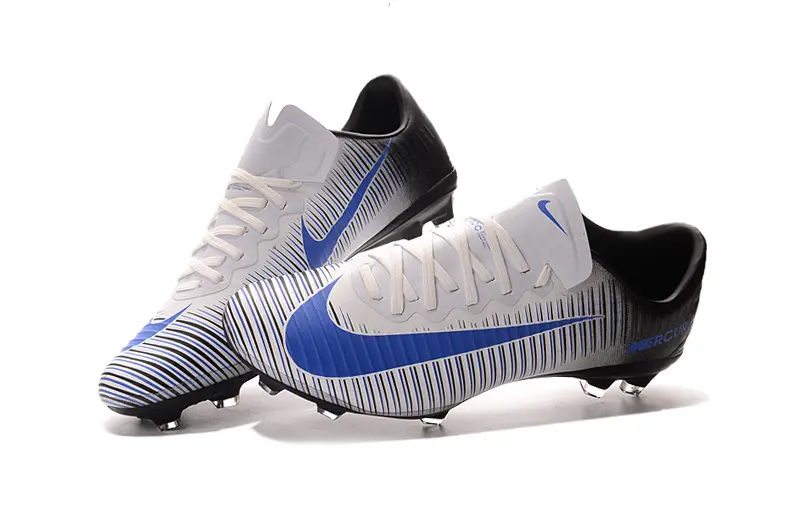 Nike Mercurial Vapor 11 FG - White/Blue Velocity/Black Phantom