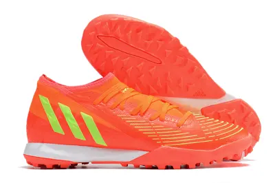 Adidas Predator Edge.3 TF - Red/Neon Orange/Lime Green