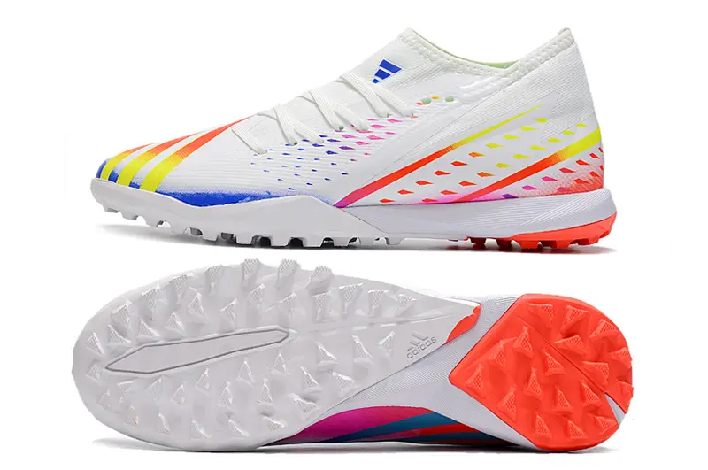Adidas Predator Edge.3 TF - White/Neon Rainbow/Crimson Blaze