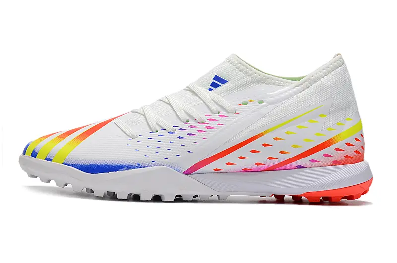 Adidas Predator Edge.3 TF - White/Neon Rainbow/Crimson Blaze