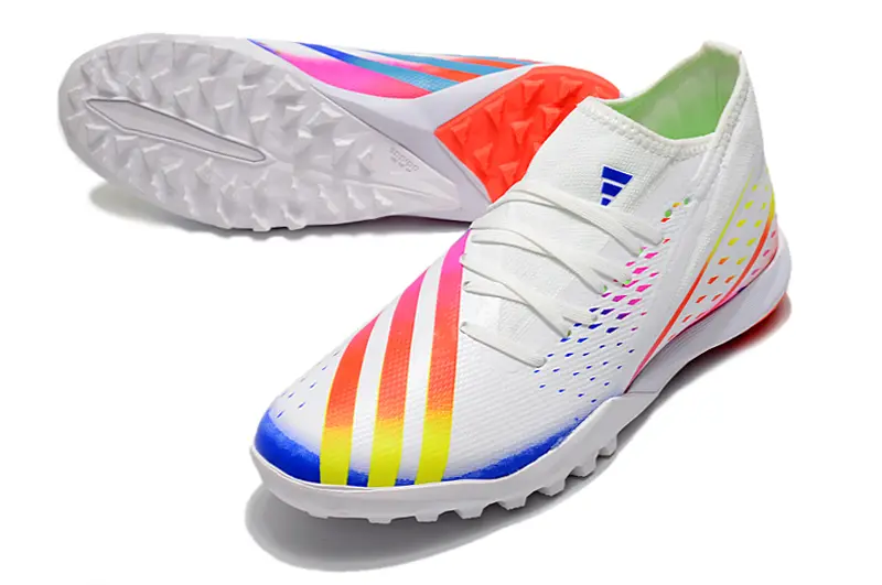 Adidas Predator Edge.3 TF - White/Neon Rainbow/Crimson Blaze
