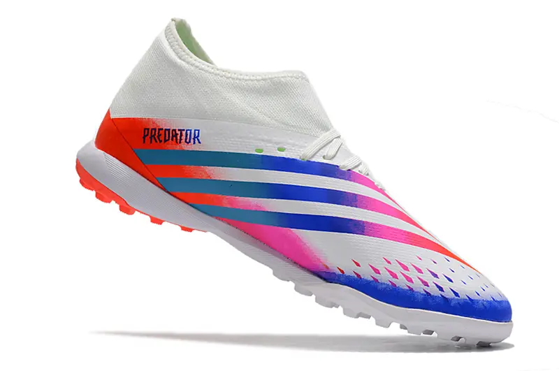 Adidas Predator Edge.3 TF - White/Neon Rainbow/Crimson Blaze