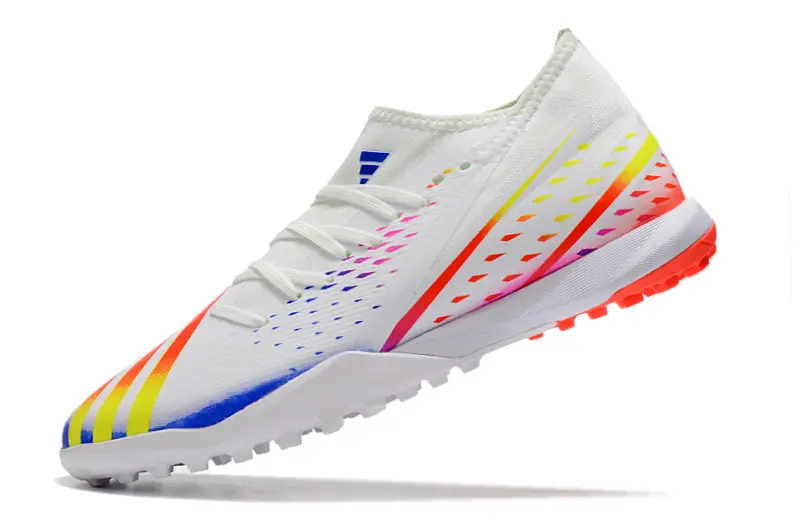 Adidas Predator Edge.3 TF - White/Neon Rainbow/Crimson Blaze