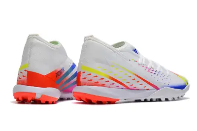 Adidas Predator Edge.3 TF - White/Neon Rainbow/Crimson Blaze