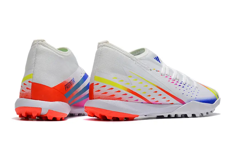 Adidas Predator Edge.3 TF - White/Neon Rainbow/Crimson Blaze